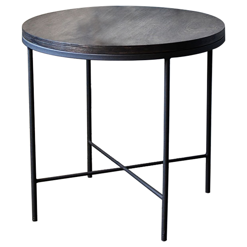 Кофейный стол Nava Industrial Metal Rust Coffee Table Коричневый Черный Кофейный стол Nava Industrial Metal Rust Coffee Table Коричневый Черный в Костроме | Loft Concept