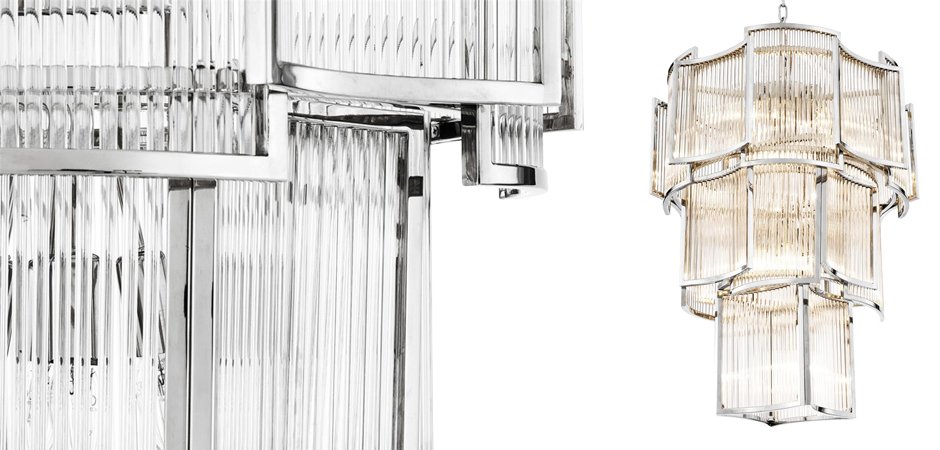 Люстра Chandelier Jet Set Nickel Люстра Chandelier Jet Set Nickel - Loft-Concept в Костроме