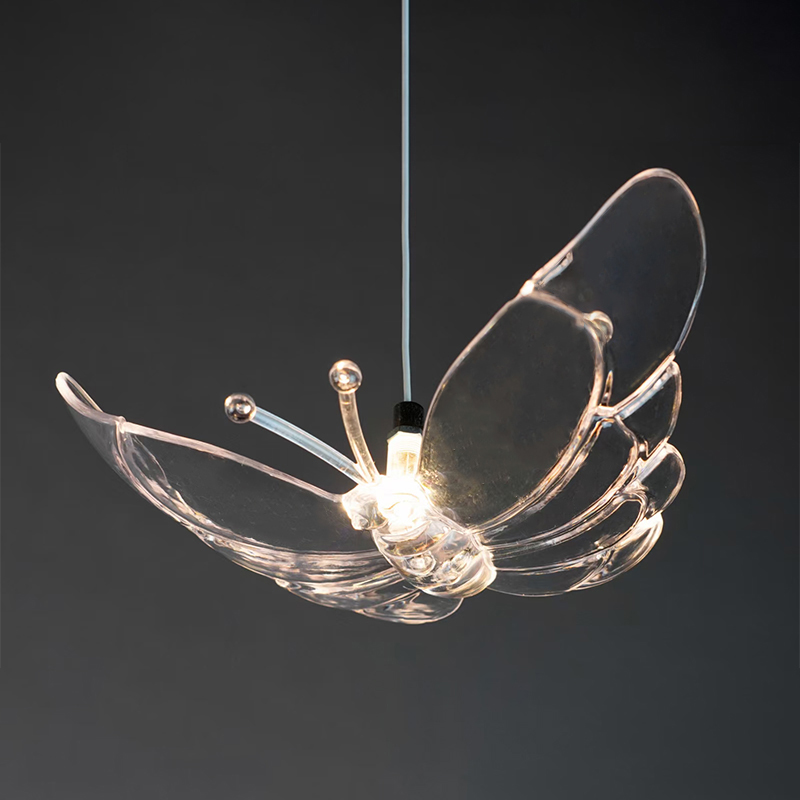 Butterfly Double Pendant Lamp E Прозрачный Butterfly Double Pendant Lamp E Прозрачный в Костроме | Loft Concept