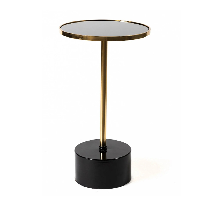 Приставной стол Single-Legged Table round Черный Приставной стол Single-Legged Table round Черный в Костроме | Loft Concept