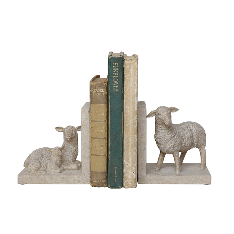 Держатель для книг Decor Sheep Белый бетон Держатель для книг Decor Sheep Белый бетон в Костроме | Loft Concept