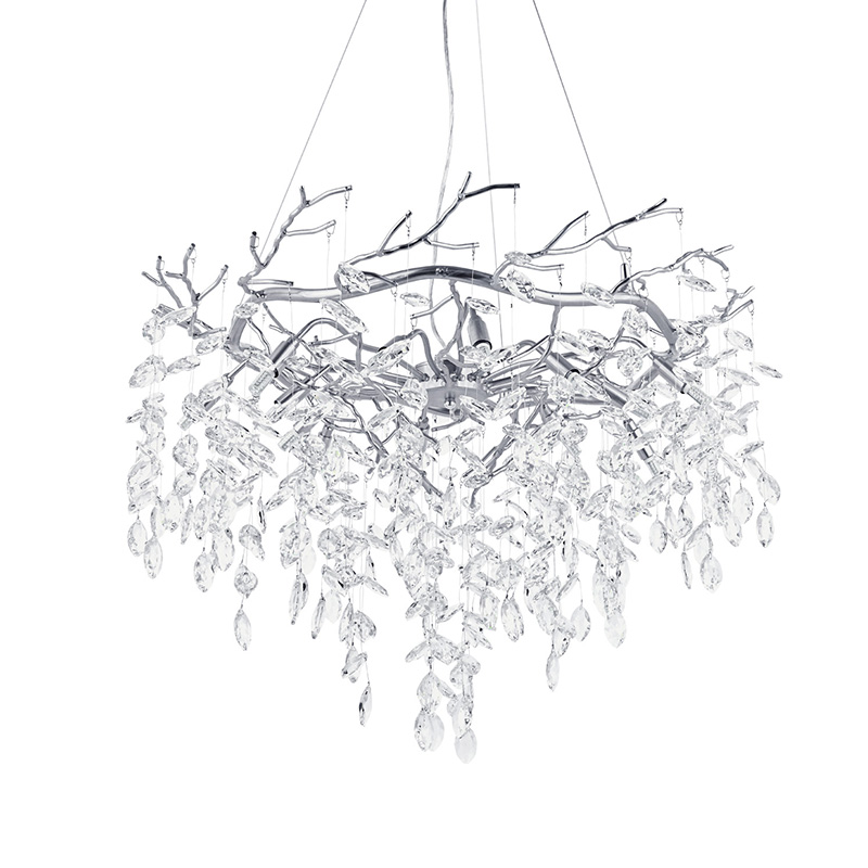 Люстра Декоративная Jacaranda Silver Серебряный Люстра Декоративная Jacaranda Silver Серебряный в Костроме | Loft Concept
