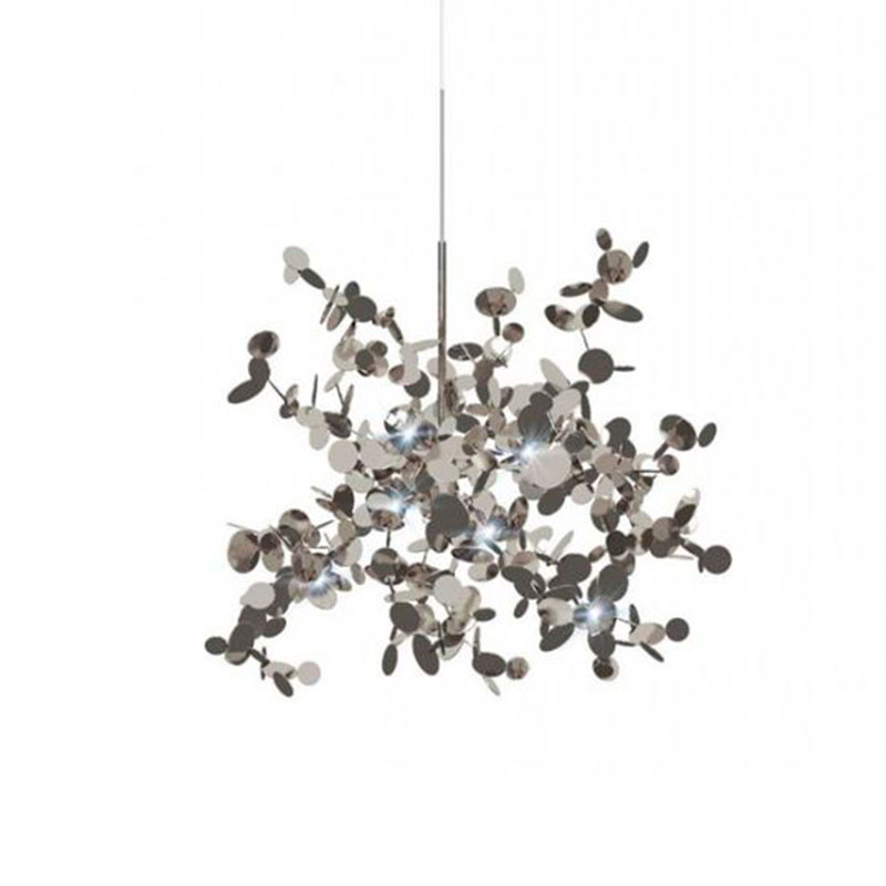 Люстра Terzani Argent Suspension Silver Pendant lamp диаметр 40 Серебряный Люстра Terzani Argent Suspension Silver Pendant lamp диаметр 40 Серебряный в Костроме | Loft Concept