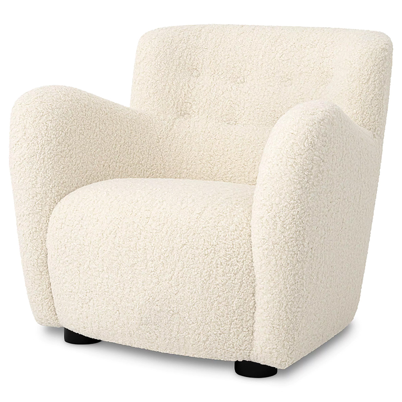 Кресло Eichholtz Chair Bixby White ivory ( слоновая кость ) в Костроме | Loft Concept 