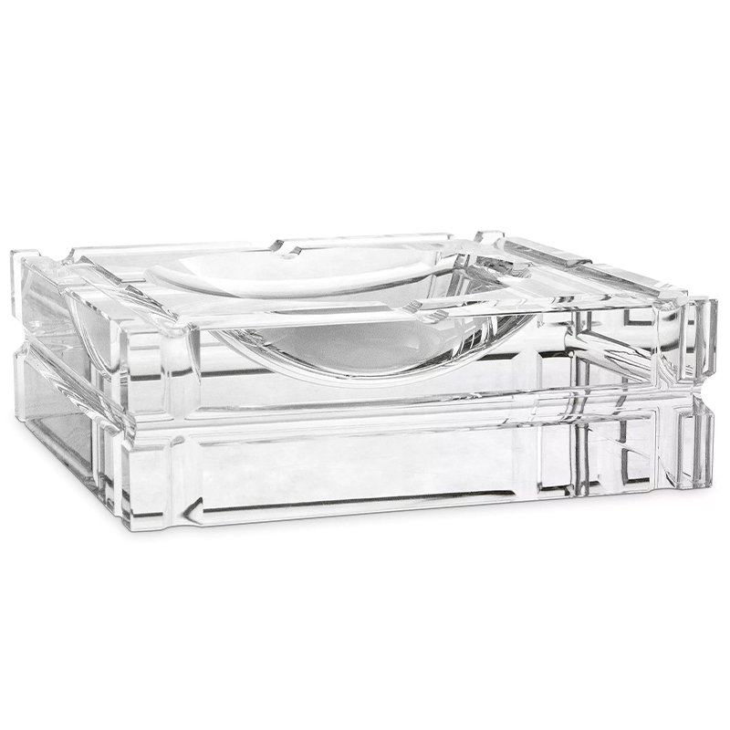 Пепельница Eichholtz Ashtray Nestor Glass Прозрачное Стекло Пепельница Eichholtz Ashtray Nestor Glass Прозрачное Стекло в Костроме | Loft Concept