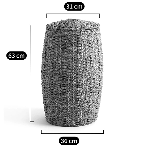 Корзина с крышкой из камыша Chane Wicker Basket Корзина с крышкой из камыша Chane Wicker Basket в Костроме
