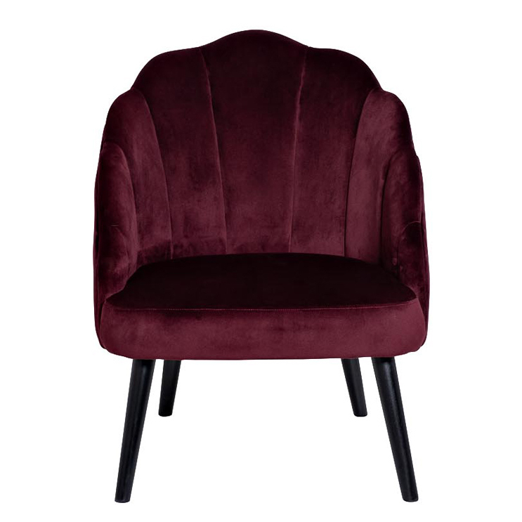 Кресло FolioFlower Armchair burgundy Бургундский красный Черный Кресло FolioFlower Armchair burgundy Бургундский красный Черный в Костроме | Loft Concept
