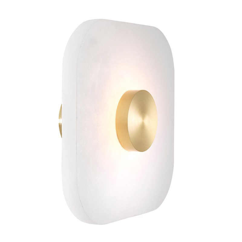 Бра Eichholtz Wall Lamp Aguaron S Латунь Белый Бра Eichholtz Wall Lamp Aguaron S Латунь Белый в Костроме | Loft Concept