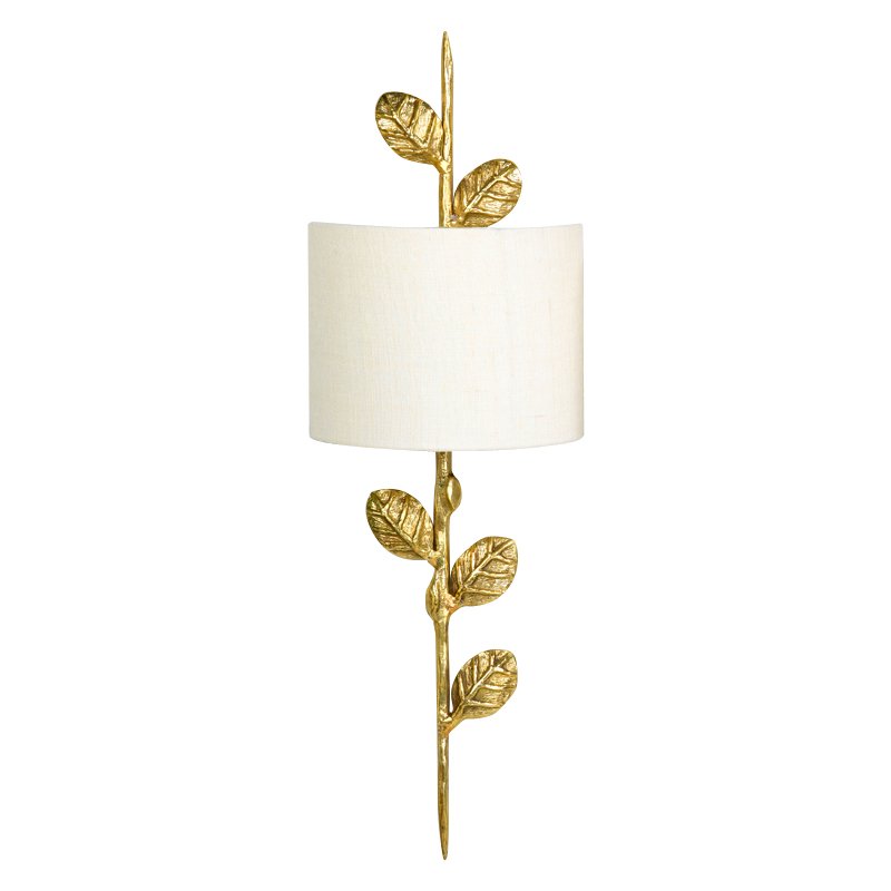 Бра Branch with Leaves Sconces Золотой Белый Бра Branch with Leaves Sconces Золотой Белый в Костроме | Loft Concept