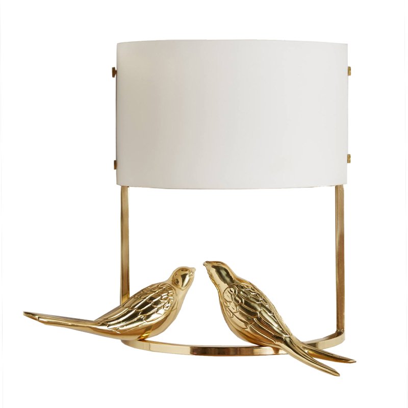 Бра Birds Twitter Золотой Белый Бра Birds Twitter Золотой Белый в Костроме | Loft Concept
