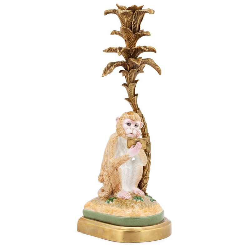 Подсвечник CANDLEHOLDER MONKEY ATLANTIDE L Бежевый Бронза Подсвечник CANDLEHOLDER MONKEY ATLANTIDE L Бежевый Бронза в Костроме | Loft Concept