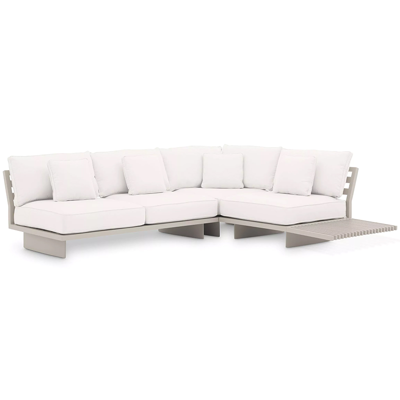 Модульный диван Eichholtz Sofa Royal Palm Белый Бежевый Белый Бежевый Модульный диван Eichholtz Sofa Royal Palm Белый Бежевый Белый Бежевый в Костроме | Loft Concept