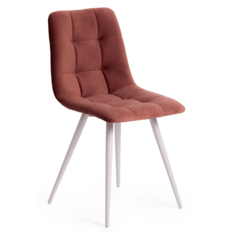 Стул Nancy Coral Chair Коралловый Белый Стул Nancy Coral Chair Коралловый Белый в Костроме | Loft Concept