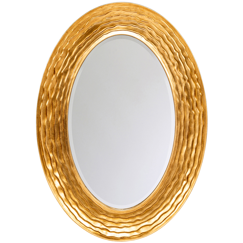Зеркало Golden Waves Oval Mirror Зеркало Golden Waves Oval Mirror в Костроме | Loft Concept