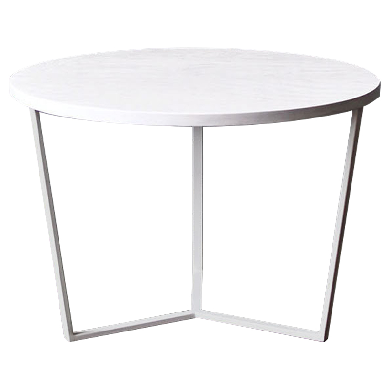 Кофейный стол Thea White Industrial Metal Rust Coffee Table Белый Кофейный стол Thea White Industrial Metal Rust Coffee Table Белый в Костроме | Loft Concept