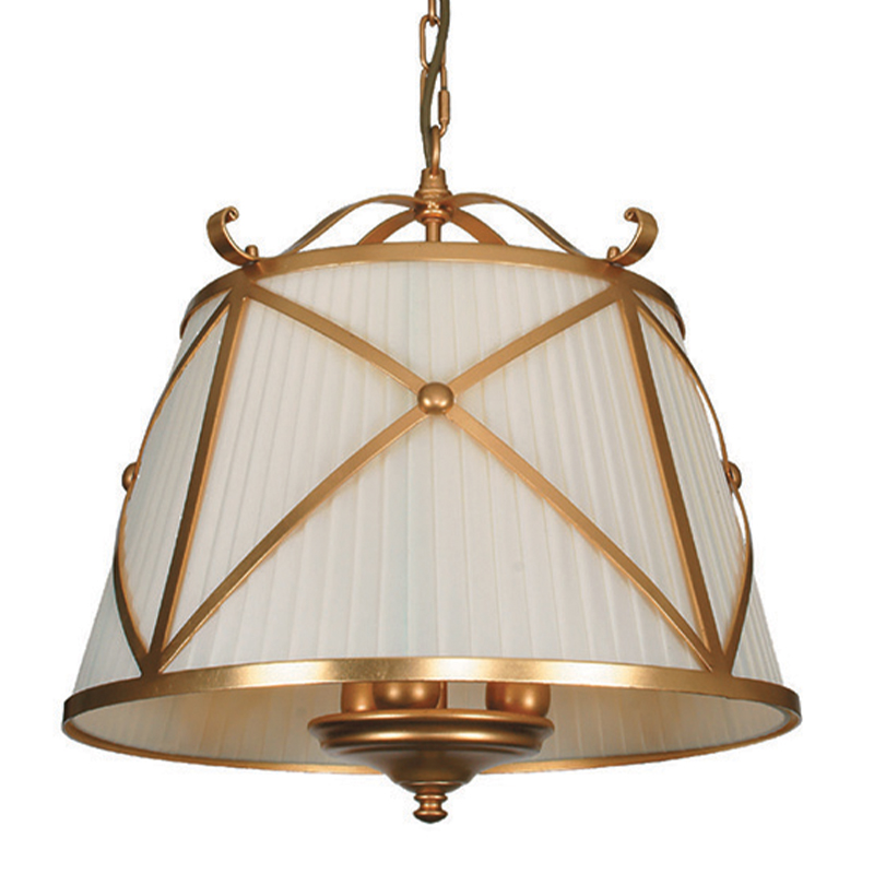 Люстра абажур Provence Lampshade Light Gold Chandelier Бежевый Золотой Люстра абажур Provence Lampshade Light Gold Chandelier Бежевый Золотой в Костроме | Loft Concept