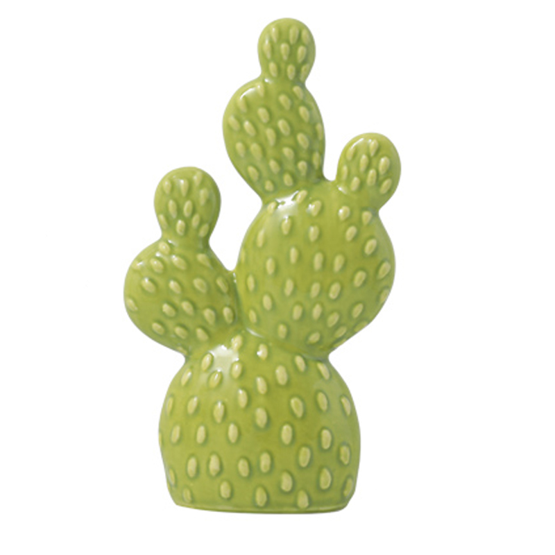 Статуэтка Flat Cactus Салатовый Статуэтка Flat Cactus Салатовый в Костроме | Loft Concept