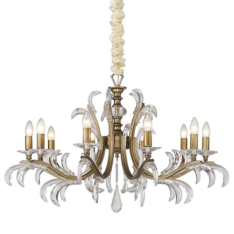 Люстра Blenden Chandelier 100 Серебряный Люстра Blenden Chandelier 100 Серебряный в Костроме | Loft Concept