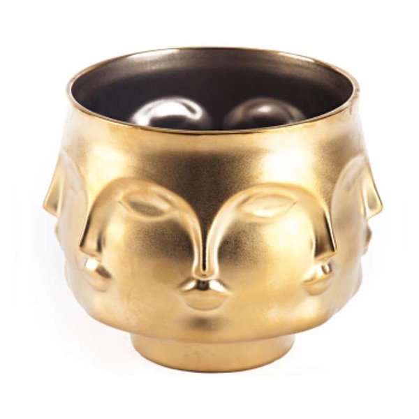 Ваза JONATHAN ADLER DORA MAAR BOWL GOLD Золотой Ваза JONATHAN ADLER DORA MAAR BOWL GOLD Золотой в Костроме | Loft Concept