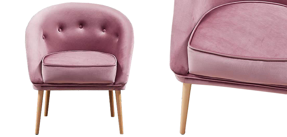 Кресло Gwyn Chair pink Кресло Gwyn Chair pink - Loft-Concept в Костроме