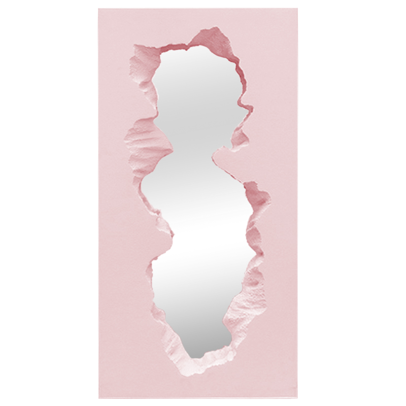 Зеркало Broken Stone Mirror Розовый цвет Розовый Зеркало Зеркало Broken Stone Mirror Розовый цвет Розовый Зеркало в Костроме | Loft Concept
