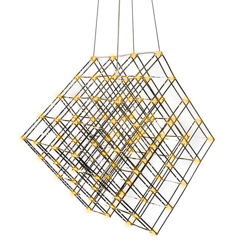 Люстра Moooi Tesseract Yellow lamp L Хром Люстра Moooi Tesseract Yellow lamp L Хром в Костроме | Loft Concept