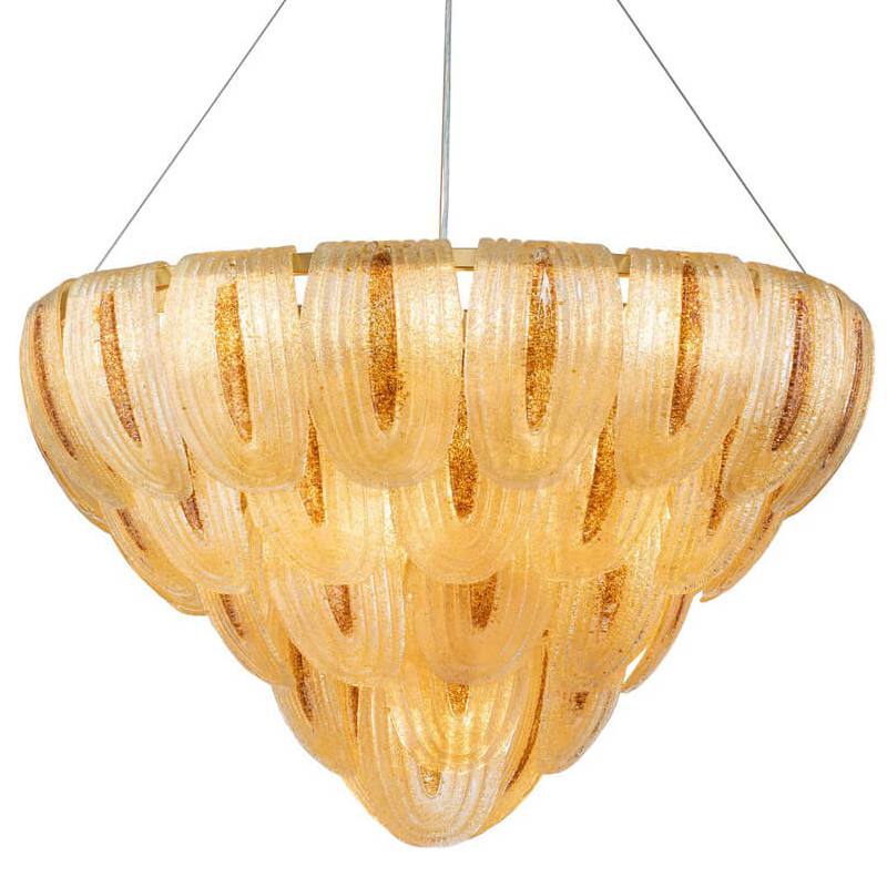 Люстра Drooping Leaves Chandelier 100 Золотой Люстра Drooping Leaves Chandelier 100 Золотой в Костроме | Loft Concept