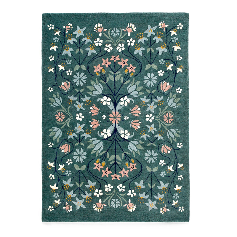 Ковер Floral Pattern 100% шерсть Мульти Ковер Floral Pattern 100% шерсть Мульти в Костроме | Loft Concept