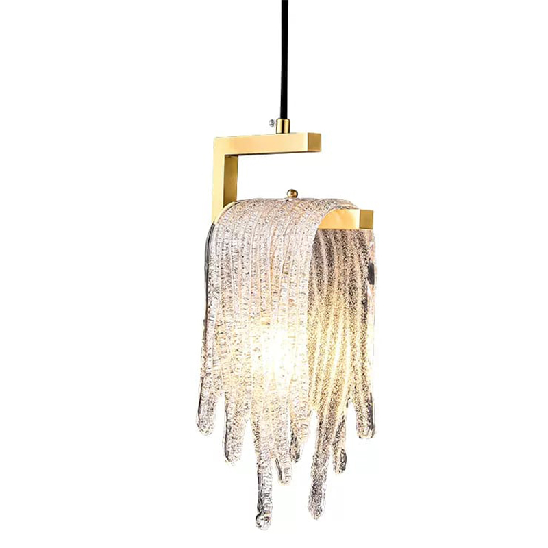 Подвесной светильник Fused Glass Hanging lamp Золотой Подвесной светильник Fused Glass Hanging lamp Золотой в Костроме | Loft Concept