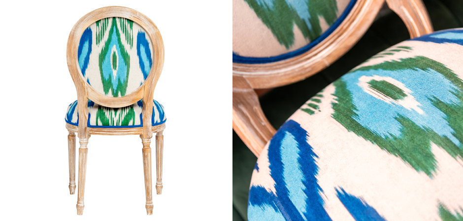 Мягкий стул с узором Ikat Pattern Мягкий стул с узором Ikat Pattern - Loft-Concept в Костроме