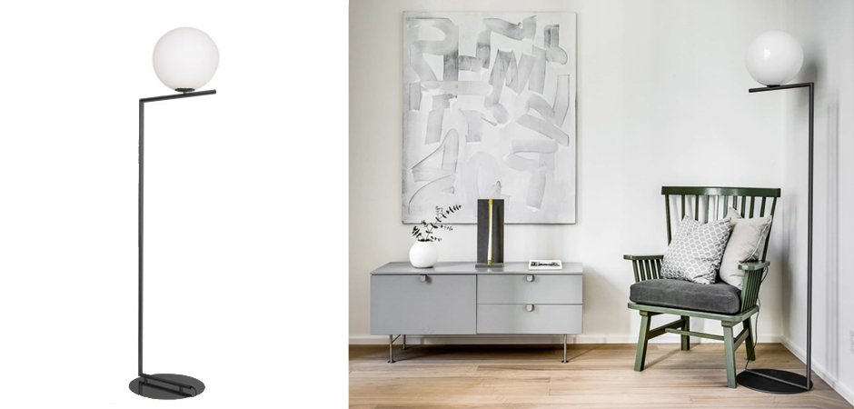 Торшер Flos IC Lights F Black Торшер Flos IC Lights F Black - Loft-Concept в Костроме