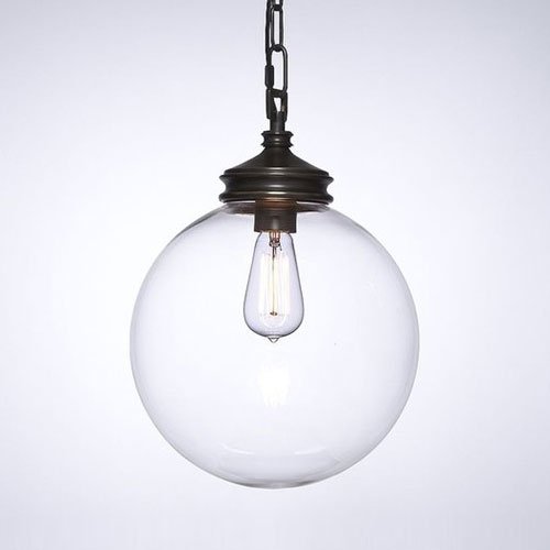 Подвесной светильник Loft Glass Sphere Искусственная бурая ржавчина Черный Подвесной светильник Loft Glass Sphere Искусственная бурая ржавчина Черный в Костроме | Loft Concept