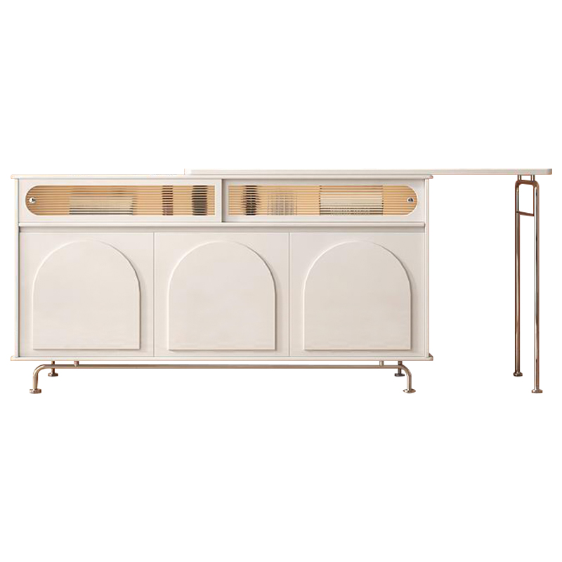 Комод Allison Arch Collection Chest of Drawers Молочный Прозрачное Стекло Хром Комод Allison Arch Collection Chest of Drawers Молочный Прозрачное Стекло Хром в Костроме | Loft Concept