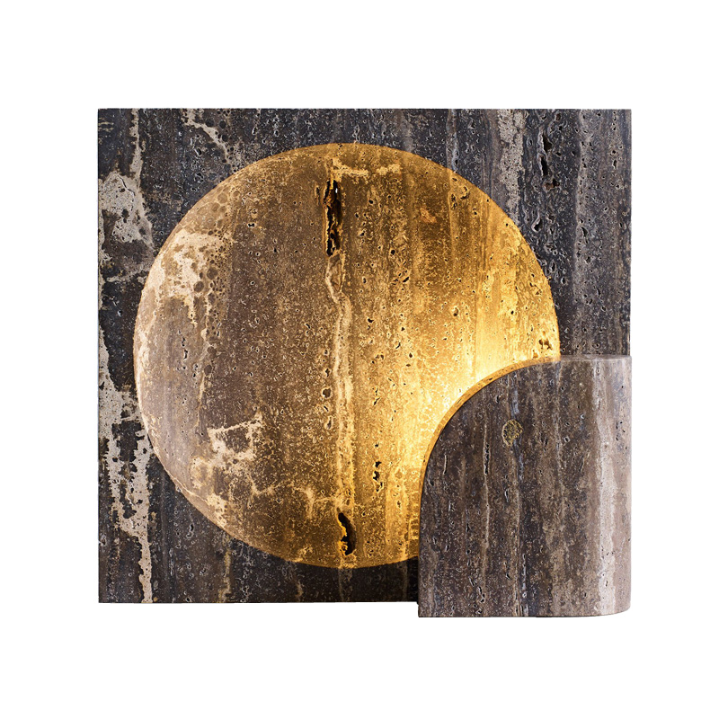 Настольная лампа Block Sconce - Stone Серый Настольная лампа Block Sconce - Stone Серый в Костроме | Loft Concept