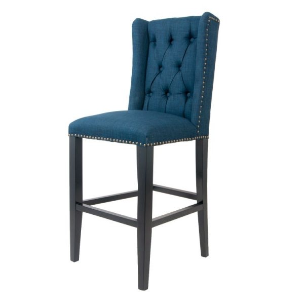 Стул French chairs Provence Barton Blue Chair Черный Синий Стул French chairs Provence Barton Blue Chair Черный Синий в Костроме | Loft Concept