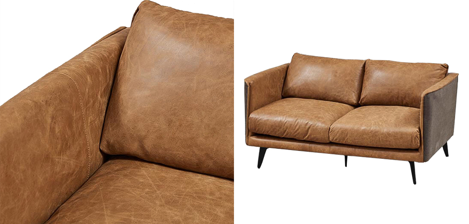 Диван Caramel Leather Sofa Диван Caramel Leather Sofa - Loft-Concept в Костроме