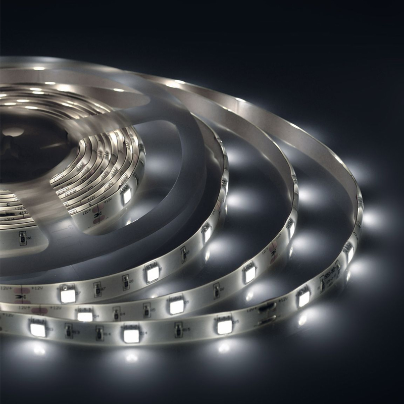 Светодиодная влагозащищенная лента 7,2W/m 30LED/m 5050SMD холодный белый 5M Белый Светодиодная влагозащищенная лента 7,2W/m 30LED/m 5050SMD холодный белый 5M Белый в Костроме | Loft Concept