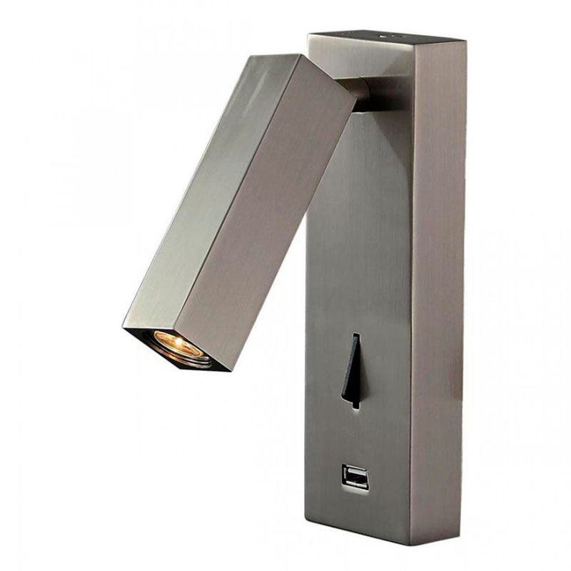 Бра Chelsom WALL LED DOCK Silver USB Хром Бра Chelsom WALL LED DOCK Silver USB Хром в Костроме | Loft Concept