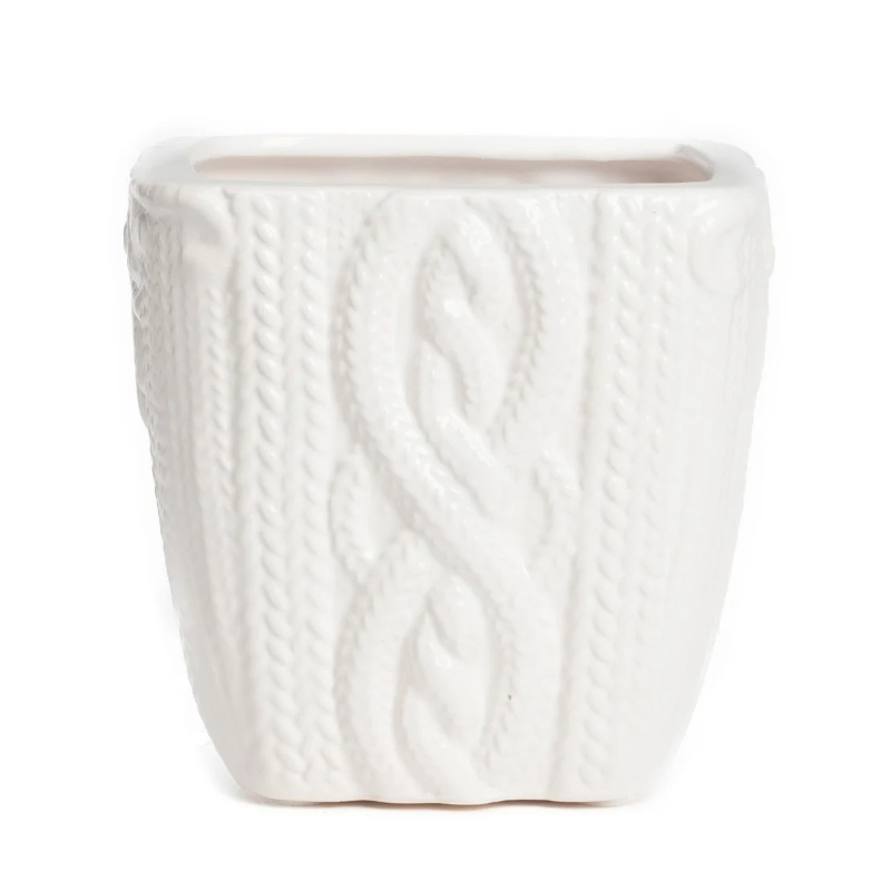 Ваза Knitted Pattern Белый Ваза Knitted Pattern Белый в Костроме | Loft Concept