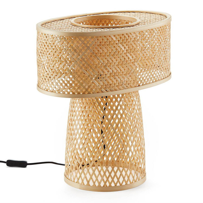 Настольная лампа Maren Wicker Table lamp Бежевый Настольная лампа Maren Wicker Table lamp Бежевый в Костроме | Loft Concept
