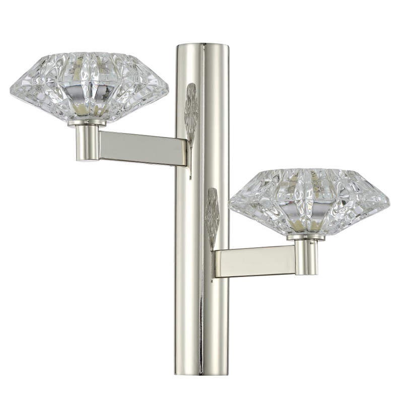 Бра Yerker Sconce nickel Никель Прозрачный Бра Yerker Sconce nickel Никель Прозрачный в Костроме | Loft Concept