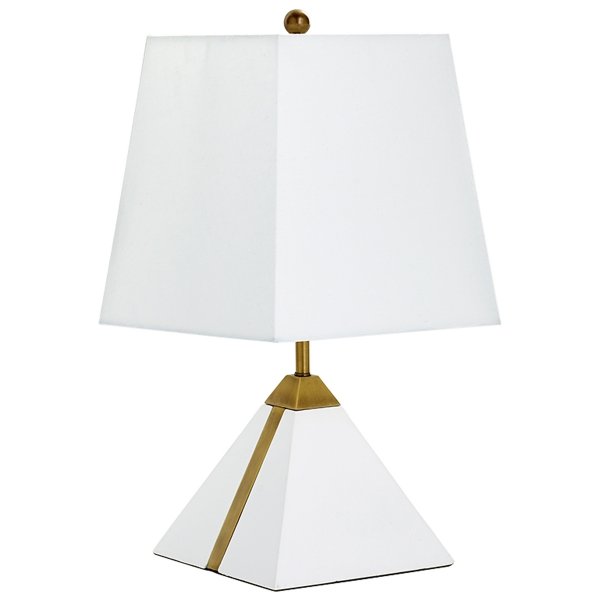 Настольная лампа Cyan Design Giza Table Lamp Белый Настольная лампа Cyan Design Giza Table Lamp Белый в Костроме | Loft Concept
