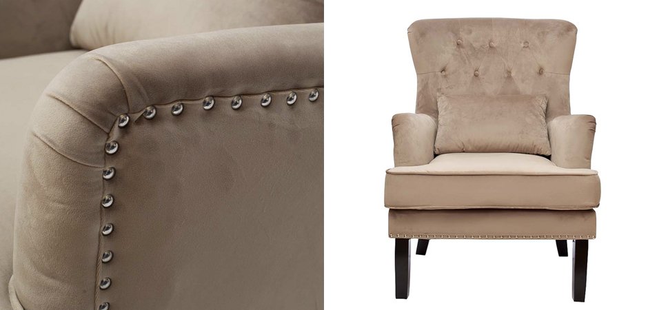Кресло Stony Brook Chair Beige Кресло Stony Brook Chair Beige - Loft-Concept в Костроме