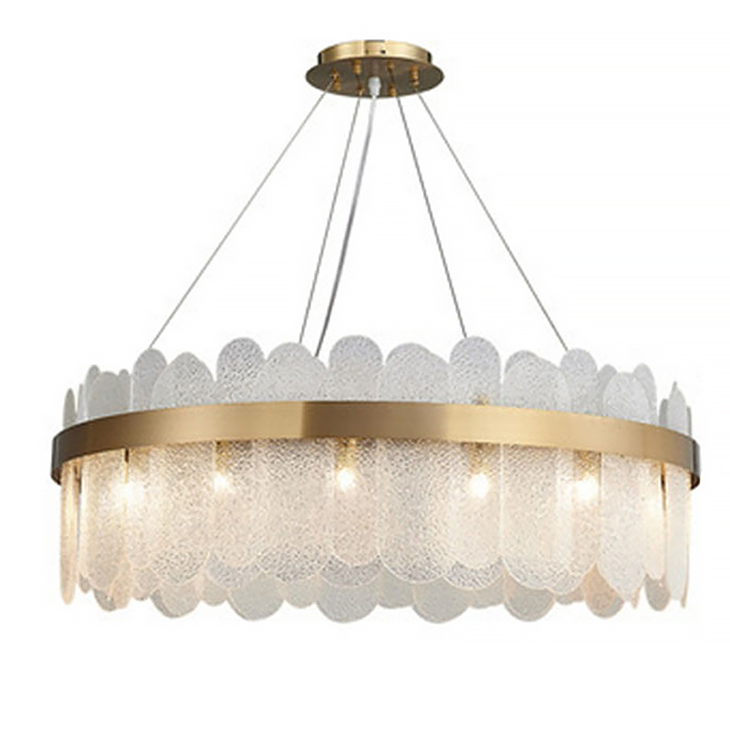 Люстра Blount Chandelier Raised Латунь Прозрачный в Костроме | Loft Concept 