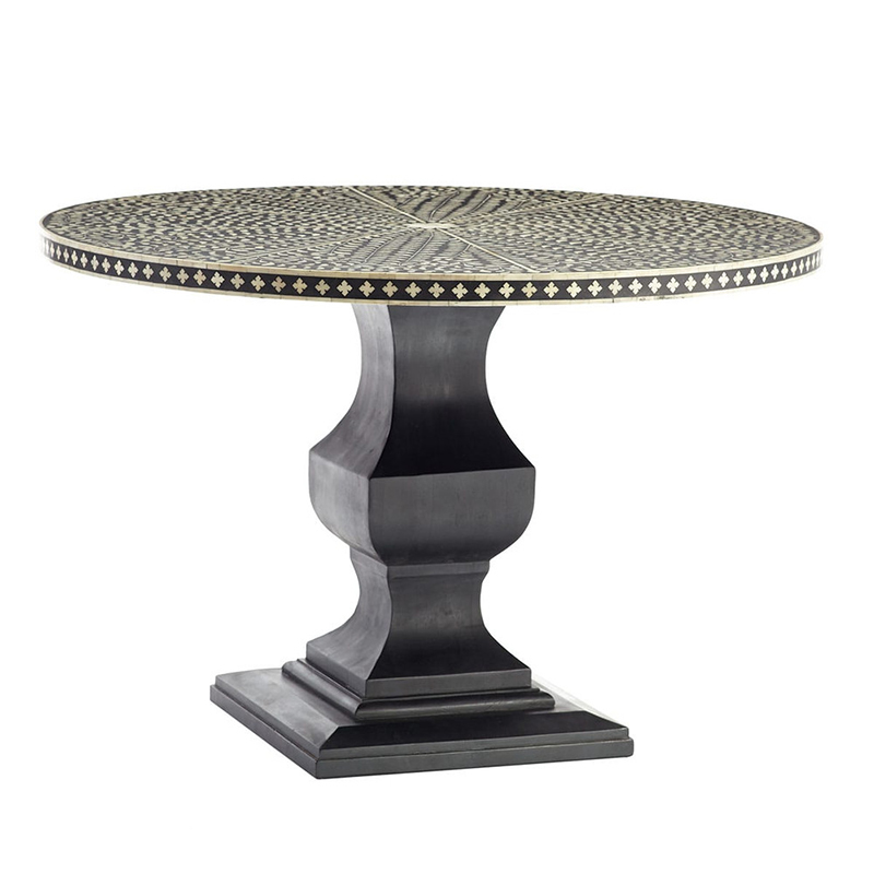 Barnsley Dining Table - Bernhardt Черно-белый Barnsley Dining Table - Bernhardt Черно-белый в Костроме | Loft Concept