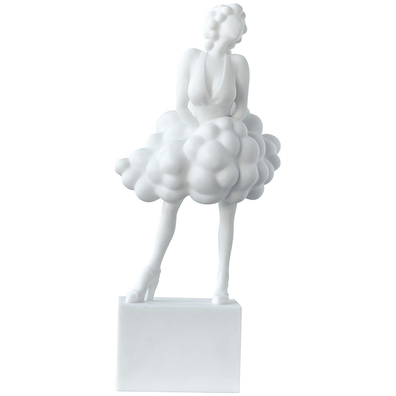 Декоративная статуэтка Marilyn Cloud Dress Statuette Белый Декоративная статуэтка Marilyn Cloud Dress Statuette Белый в Костроме | Loft Concept