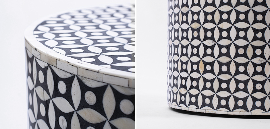 Табурет Inlaid Bone Geometry Табурет Inlaid Bone Geometry - Loft-Concept в Костроме