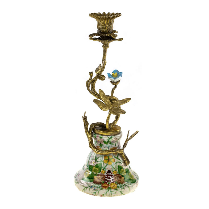 Подсвечник Curly Flower Bronze Мульти Бронза Подсвечник Curly Flower Bronze Мульти Бронза в Костроме | Loft Concept