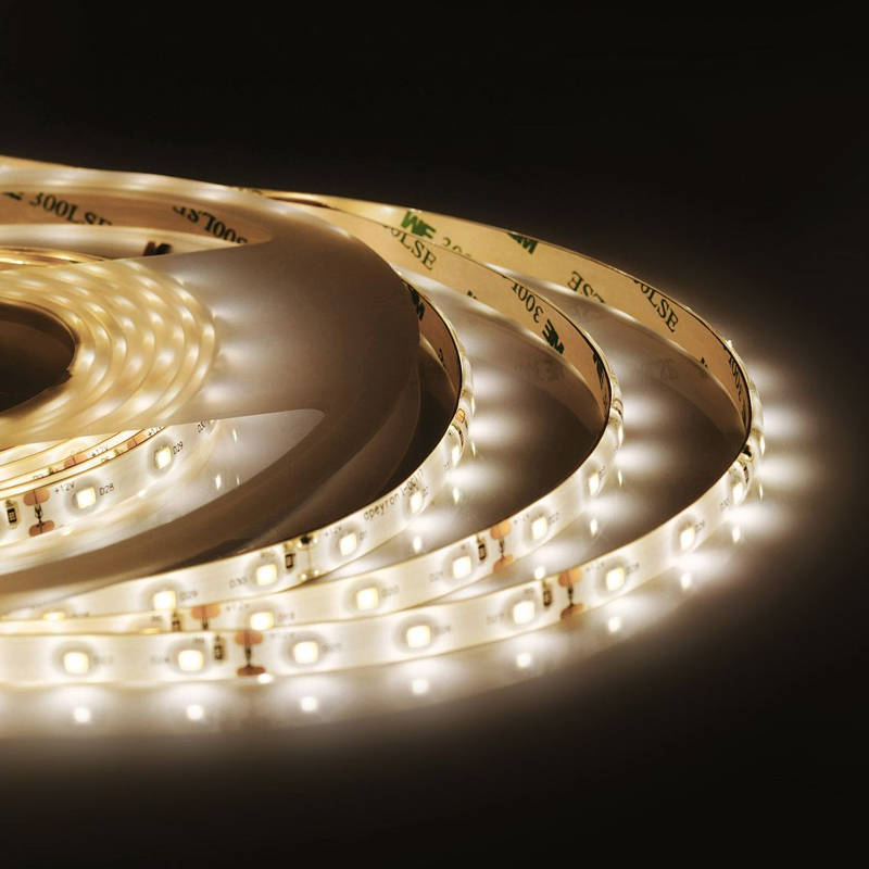Светодиодная влагозащищенная лента 4,8W/m 60LED/m 3528SMD теплый белый Белый Светодиодная влагозащищенная лента 4,8W/m 60LED/m 3528SMD теплый белый Белый в Костроме | Loft Concept