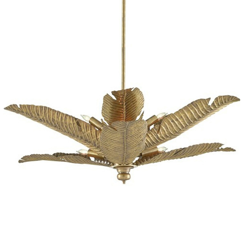 Дизайнерская Люстра Золотые Листья Пальмы Modern Golden Palm Leaves Chandelier Золотой Дизайнерская Люстра Золотые Листья Пальмы Modern Golden Palm Leaves Chandelier Золотой в Костроме | Loft Concept